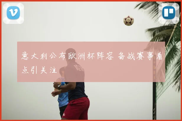 意大利公布欧洲杯阵容 备战赛事看点引关注